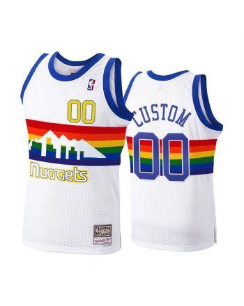 Men's Denver Nuggets Custom 00 Hardwood Classics 1991-92 Jersey