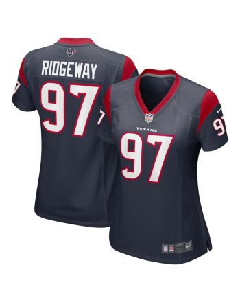 Hassan Ridgeway 97 Houston Texans Women's Game Player Jersey - Navy