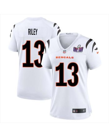 Ken Riley 13 Cincinnati Bengals Super Bowl LVIII Women Away Limited Jersey - White