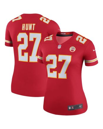 Kareem Hunt 27 Kansas City Chiefs Women Color Rush Legend Jersey - Red