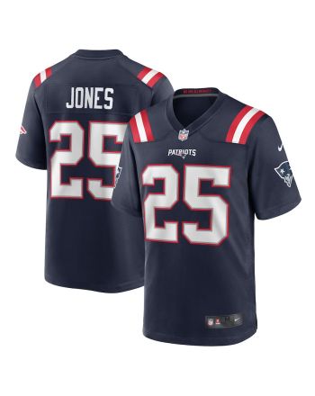 Marcus Jones New England Patriots Game Player Jersey - Navy