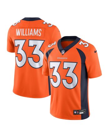 Javonte Williams 33 Denver Broncos Vapor Untouchable Limited Jersey - Orange