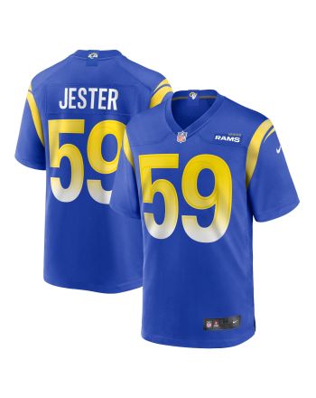 Matthew Jester 59 Los Angeles Rams Home Game Jersey - Royal