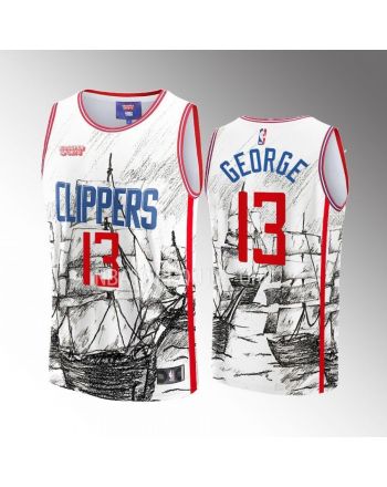 Paul George 13 LA Clippers NBA & KidSuper Studios Unisex Hometown Jersey