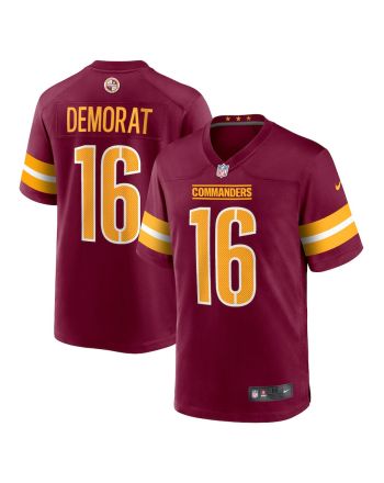 Tim Demorat 16 Washington Commanders Men Game Jersey - Burgundy