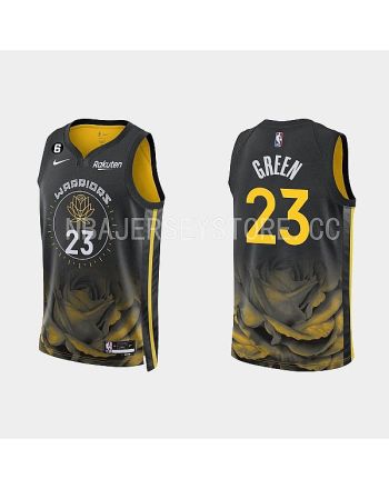 Golden State Warriors 23 Draymond Green 2022-23 City Edition Black Men Jersey