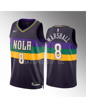 Naji Marshall 8 New Orleans Pelicans Purple Jersey 2022-23 City Edition Swingman