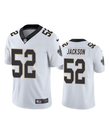 D'Marco Jackson 52 New Orleans Saints White Vapor Limited Jersey