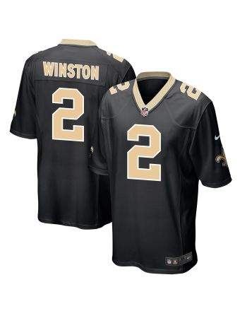 Jameis Winston 2 New Orleans Saints Men Game Jersey - Black