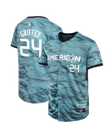 Ken Griffey Jr. 24 American League 2023 MLB All-Star Game Limited Youth Jersey - Teal