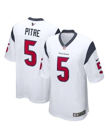 Jalen Pitre 5 Houston Texans Game Player Jersey - White