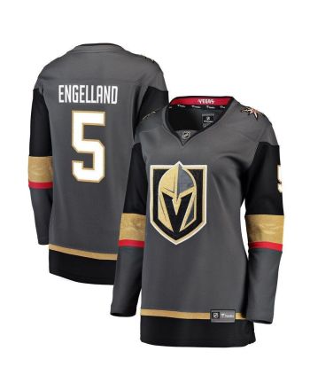 Deryk Engelland Vegas Golden Knights Women's Breakaway Player Jersey - Black