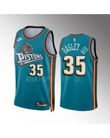 Detroit Pistons Marvin Bagley III 2022-23 Classic Edition Teal 35 Jersey Swingman