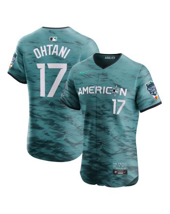 Shohei Ohtani 17 American League 2023 MLB All-Star Game Vapor Elite Jersey - Teal