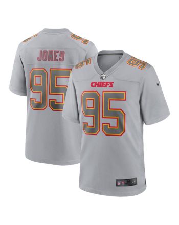 Chris Jones 95 Kansas City Chiefs Atmosphere Fashion Game Jersey - Gray