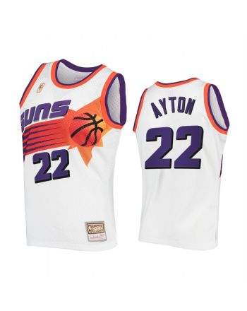 Deandre Ayton 22 Phoenix Suns Hardwood Classics Jersey White