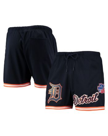 Detroit Tigers Team Logo Mesh Shorts - Navy, Men