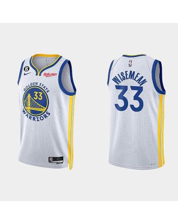 Golden State Warriors James Wiseman 33 2022-23 Association Edition White Men Jersey Swingman