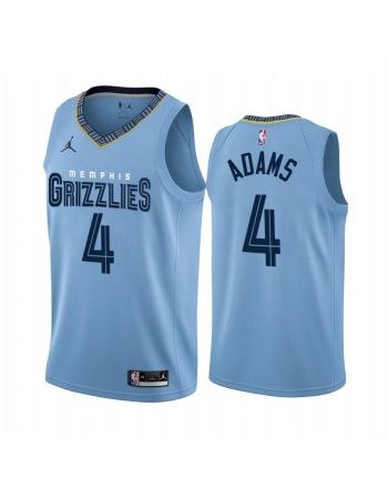 Memphis Grizzlies 4 Steven Adams 2022-23 Statement Edition Blue Jersey - Men Jersey