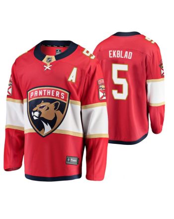 Florida Panthers Aaron Ekblad 5 Player Home Red Jersey Jersey