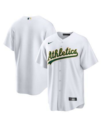 Oakland Athletics Home Blank Men Jersey - White