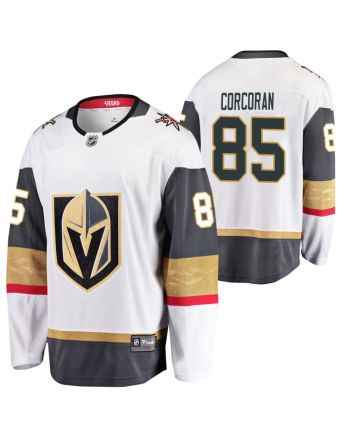 Men Vegas Golden Knights Connor Corcoran 85 Away Breakaway Player White Jersey Jersey