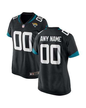 Jacksonville Jaguars Women's Custom Game Jersey - Black