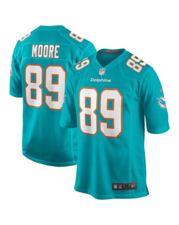 Nat Moore 89 Miami Dolphins Men Game Retired Jersey - Aqua