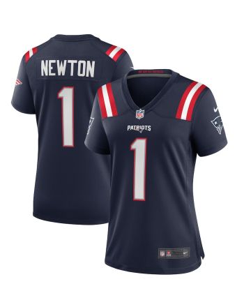 Cam Newton 1 New England Patriots Women Game Jersey - Navy