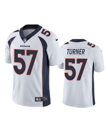 Denver Broncos Billy Turner 57 White Vapor Limited Jersey - Men's