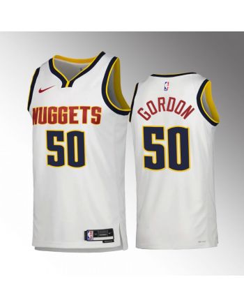 Aaron Gordon 50 2022-23 Denver Nuggets White Association Edition Jersey Swingman