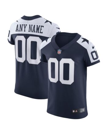 Dallas Cowboys Alternate Vapor Elite Custom Jersey - Navy