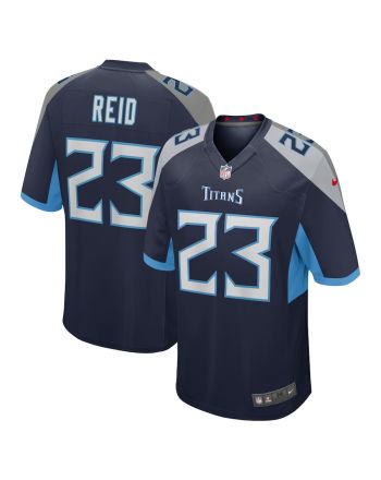 John Reid 23 Tennessee Titans Home Game Player Jersey - Navy