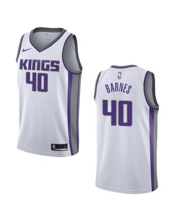 Men's Sacramento Kings 40 Harrison Barnes Association Swingman Jersey - White