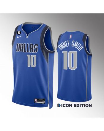 Dallas Mavericks Dorian Finney-Smith 10 Royal Icon Edition Jersey 2022-23 Swingman