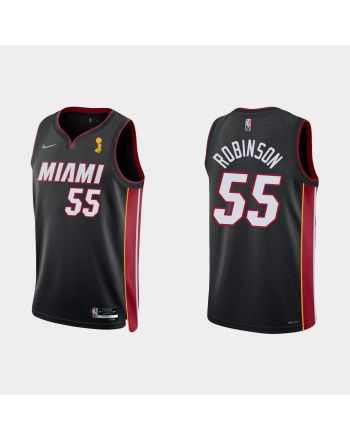 Miami Heat Duncan Robinson 55 Champions Cup Diamond Black Jersey Icon