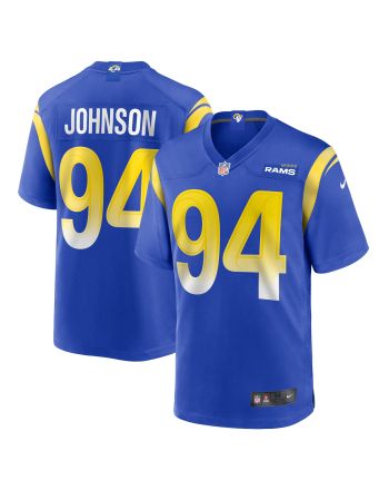 Desjuan Johnson 94 Los Angeles Rams Home Game Jersey - Royal