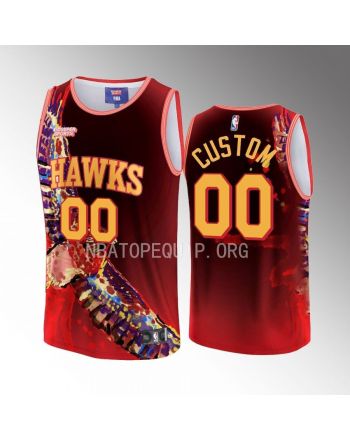 Custom Atlanta Hawks NBA & KidSuper Studios Unisex Hometown Jersey