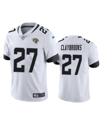 Jacksonville Jaguars Chris Claybrooks 27 White Vapor Limited Jersey