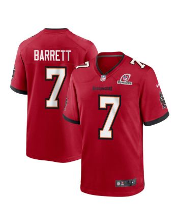 Shaquil Barrett 7 Tampa Bay Buccaneers 2023 Playoffs Patch Game Men Jersey - Red