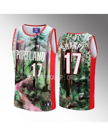 Shaedon Sharpe 17 Portland Trail Blazers NBA & KidSuper Studios Unisex Hometown Jersey