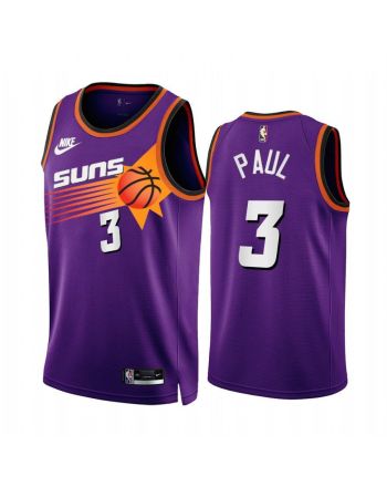 Chris Paul 2022-23 Phoenix Suns Purple 3 Classic Edition Jersey - Men Jersey