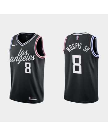 Los Angeles Clippers 8 Marcus Morris Sr. 2022-23 City Edition Black Men Jersey