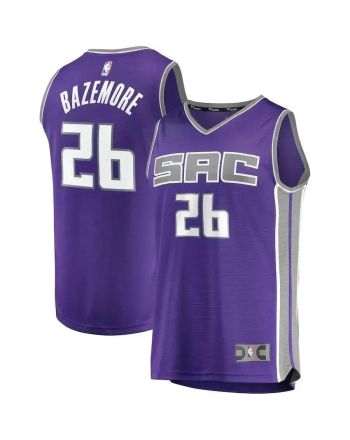 Kent Bazemore Sacramento Kings Fast Break Road Player Jersey - Purple