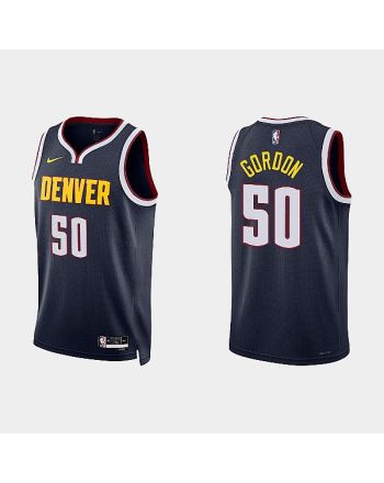 Denver Nuggets 50 Aaron Gordon 2022-23 Icon Edition Navy Men Jersey