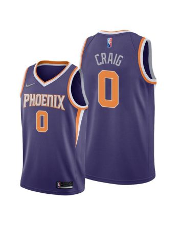 Torrey Craig 0 Phoenix Suns 2022 Icon Edition Purple Jersey Diamond Badge - Men Jersey