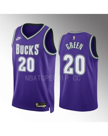 Milwaukee Bucks A.C. Green 20 2022-23 Classic Edition Purple Jersey