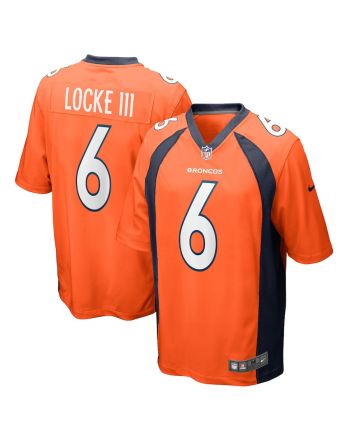 P.J. Locke Denver Broncos Game Player Jersey - Orange