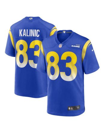 Nikola Kalinic 83 Los Angeles Rams Game Men Jersey - Royal