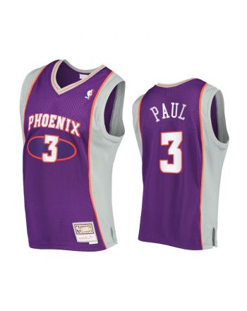 Chris Paul 3 Phoenix Suns Hardwood Classics Jersey Purple